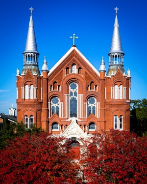 Sacred Heart Cultural Center in the Fall   Augusta GA 8009